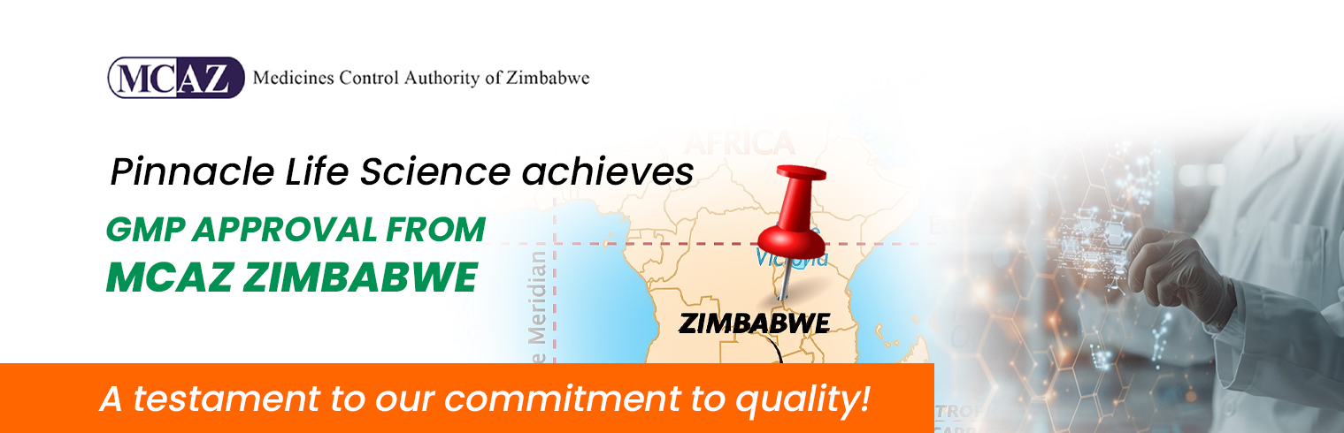 Pinnacle life science achieves GMP approval from MCAZ Zimbabwe