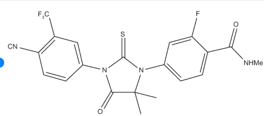 Enzalutamide molecule structures