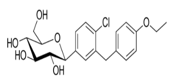 Dapagliflozin molecule structure